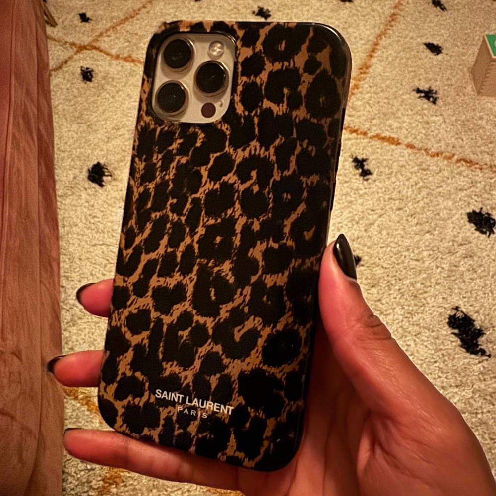 YSL phone case for iPhone 12 Pro Max